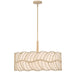 Golden - 4501-5P AM - Five Light Pendant - Simbolo - Almond