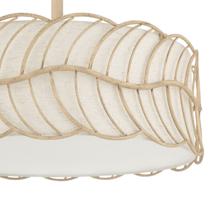 Golden - 4501-5P AM - Five Light Pendant - Simbolo - Almond