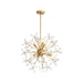 Golden - 4502-24 GLD - Six Light Pendant - Dandelion - Matte Gold