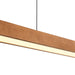 Golden - 4962-48 WA - LED Pendant - Silva - Walnut