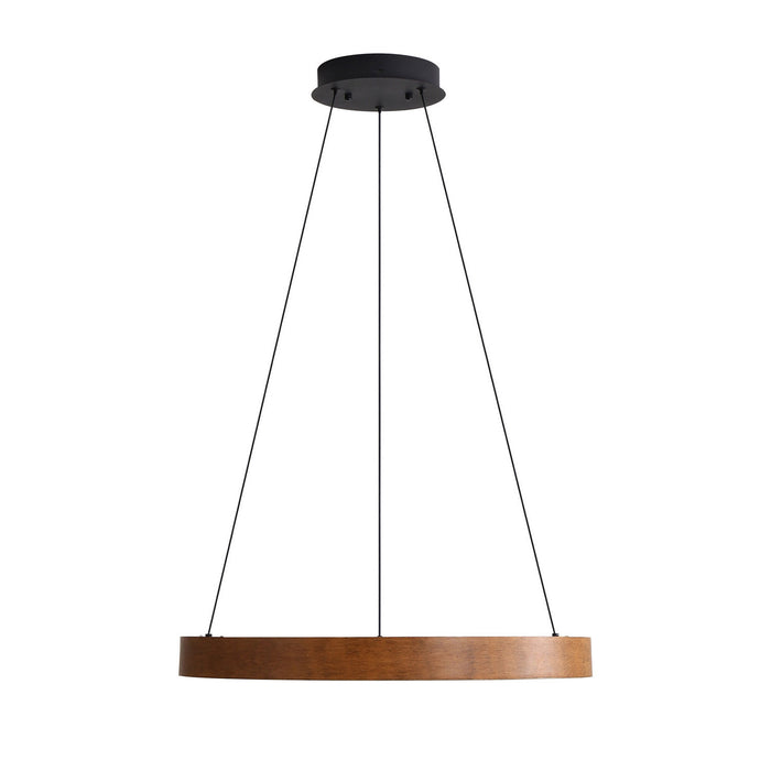 Golden - 4963-24 WA - LED Pendant - Anello - Walnut