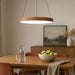 Golden - 4963-24 WA - LED Pendant - Anello - Walnut