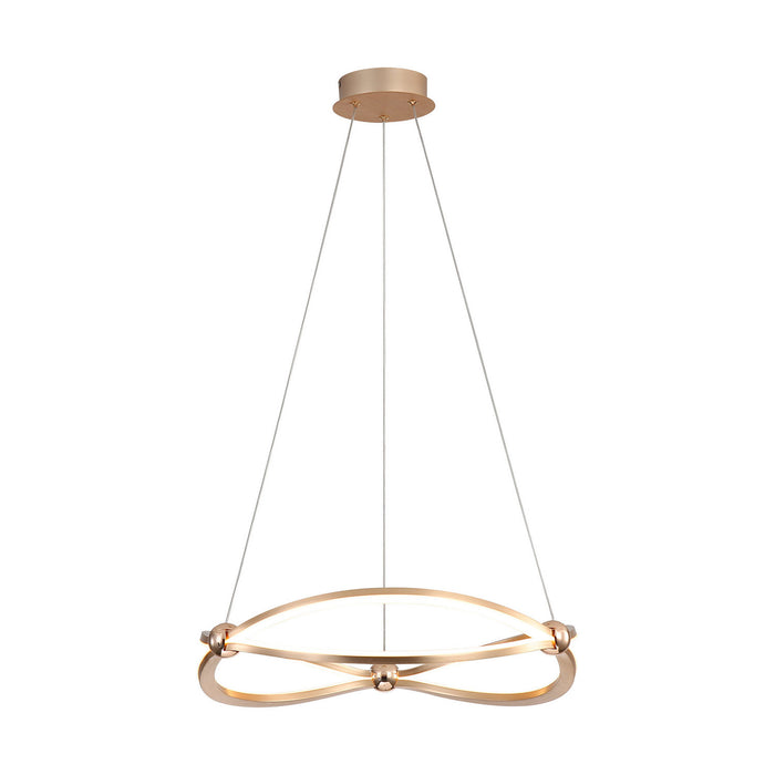 Golden - 7916-19 AGL - LED Chandelier - Spirale - Anodized Gold