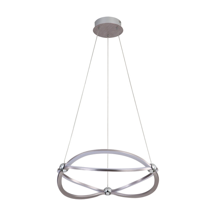 Golden - 7916-19 SNC - LED Chandelier - Spirale - Satin Nickel