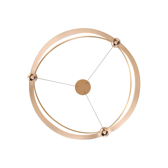 Golden - 7916-24 AGL - LED Chandelier - Spirale - Anodized Gold