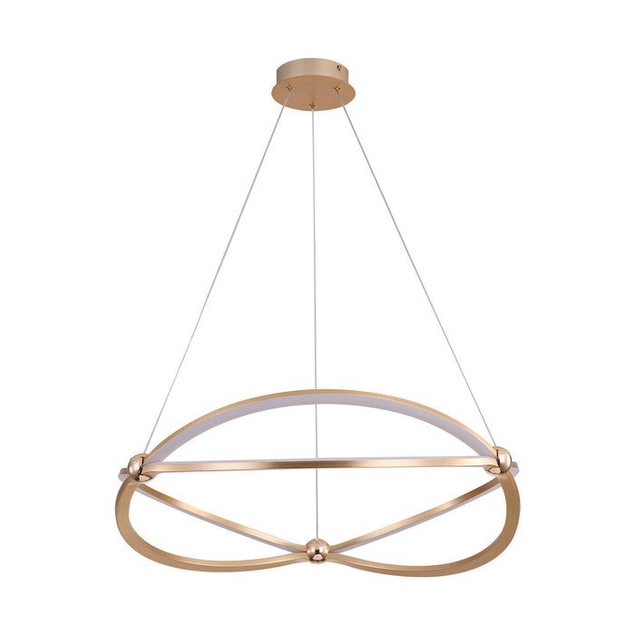 Golden - 7916-24 AGL - LED Chandelier - Spirale - Anodized Gold
