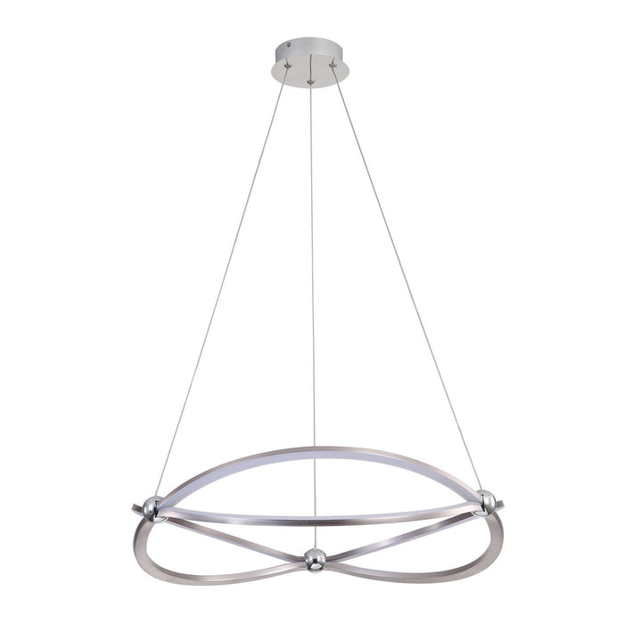 Golden - 7916-24 SNC - LED Chandelier - Spirale - Satin Nickel