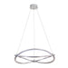 Golden - 7916-24 SNC - LED Chandelier - Spirale - Satin Nickel