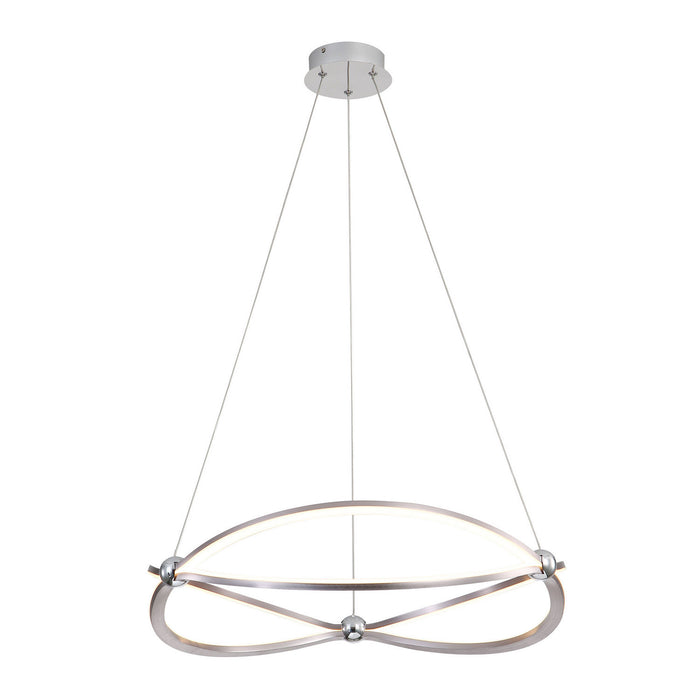 Golden - 7916-24 SNC - LED Chandelier - Spirale - Satin Nickel