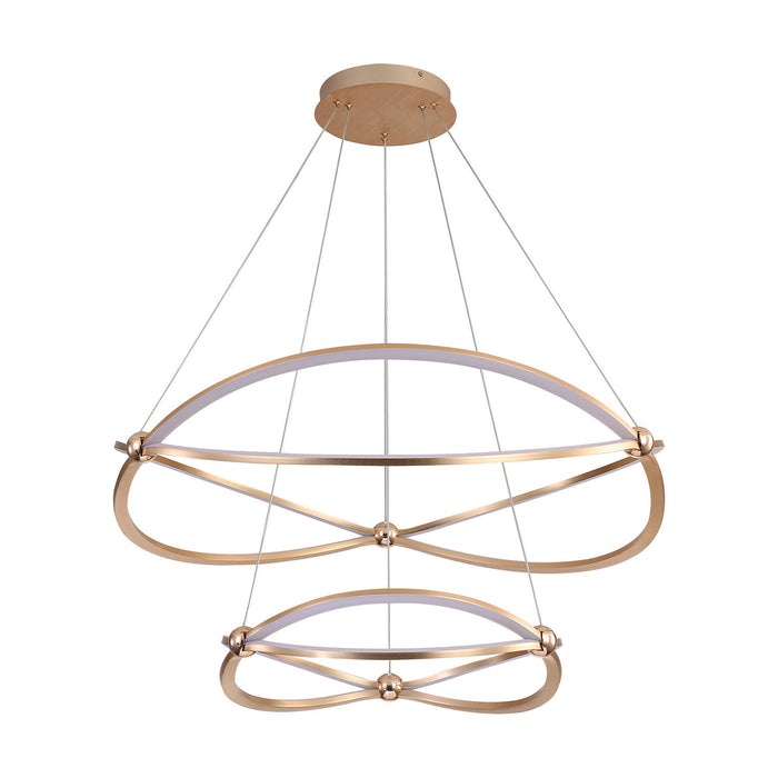 Golden - 7916-32-19 AGL - LED Chandelier - Spirale - Anodized Gold