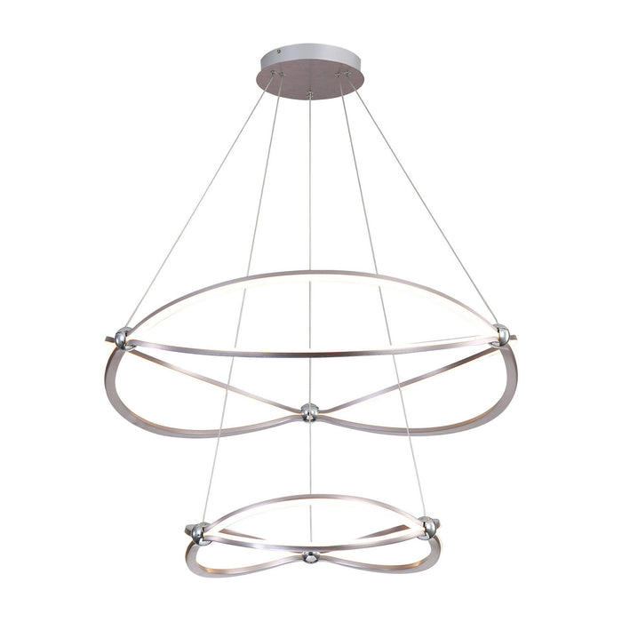 Golden - 7916-32-19 SNC - LED Chandelier - Spirale - Satin Nickel