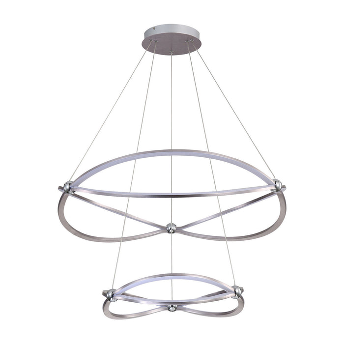 Golden - 7916-32-19 SNC - LED Chandelier - Spirale - Satin Nickel