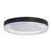 Golden - 9518-16 SNB-CLR - LED Flush Mount - Ondulada - Sand Black