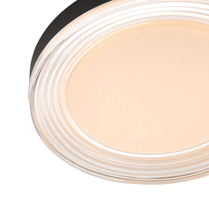 Golden - 9518-16 SNB-CLR - LED Flush Mount - Ondulada - Sand Black