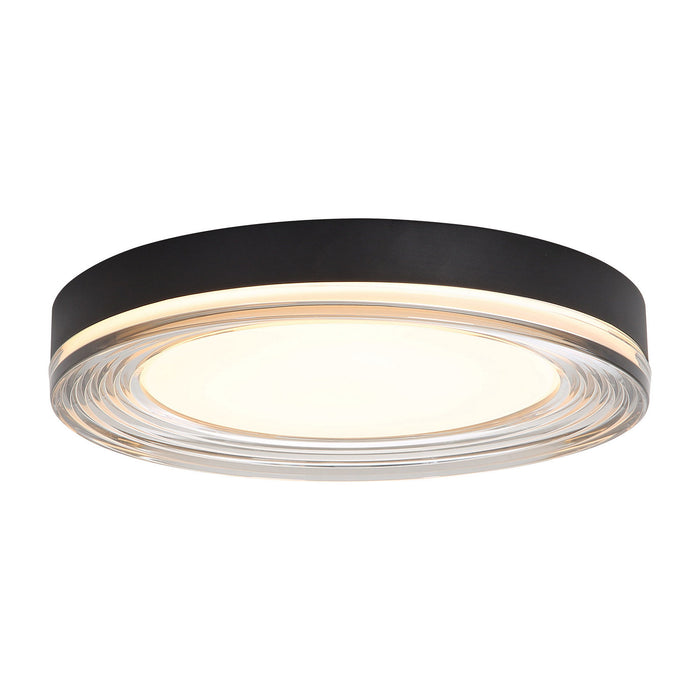 Golden - 9518-16 SNB-SMK - LED Flush Mount - Ondulada - Sand Black