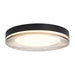 Golden - 9518-16 SNB-SMK - LED Flush Mount - Ondulada - Sand Black