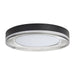 Golden - 9518-16 SNB-SMK - LED Flush Mount - Ondulada - Sand Black