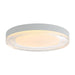 Golden - 9518-16 SNW-CLR - LED Flush Mount - Ondulada - Sand White