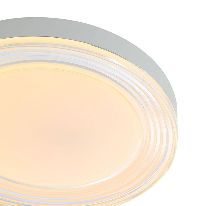 Golden - 9518-16 SNW-CLR - LED Flush Mount - Ondulada - Sand White