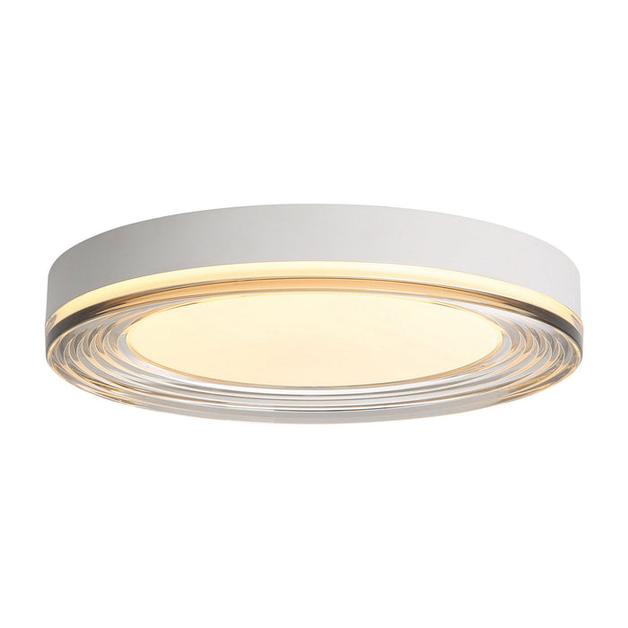 Golden - 9518-16 SNW-SMK - LED Flush Mount - Ondulada - Sand White