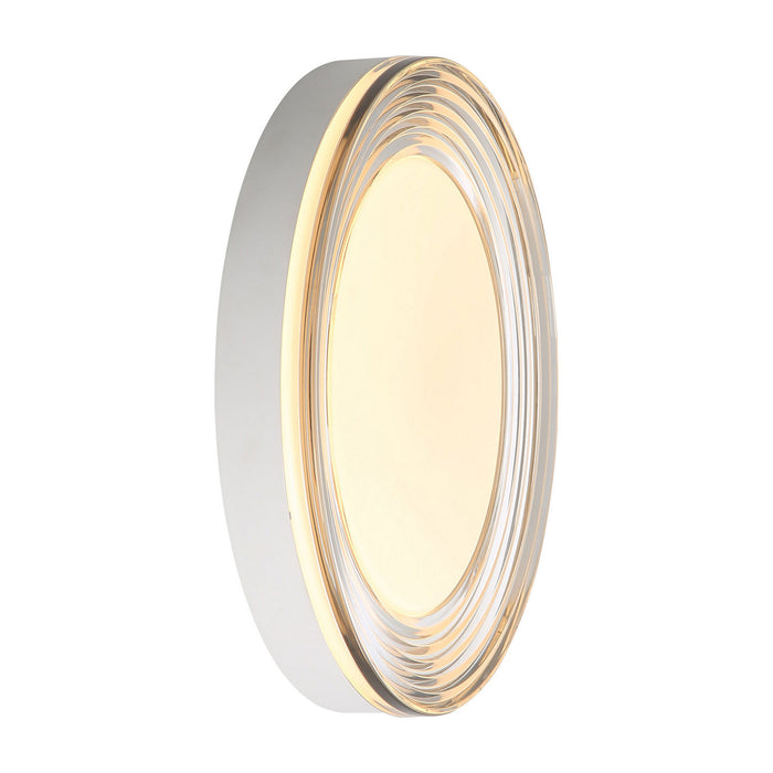 Golden - 9518-16 SNW-SMK - LED Flush Mount - Ondulada - Sand White