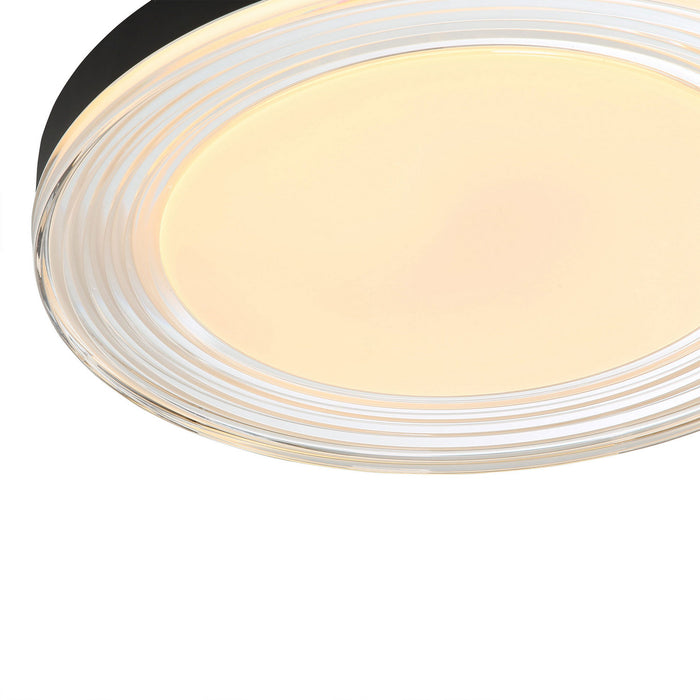 Golden - 9518-20 SNB-CLR - LED Flush Mount - Ondulada - Sand Black