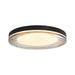 Golden - 9518-20 SNB-SMK - LED Flush Mount - Ondulada - Sand Black
