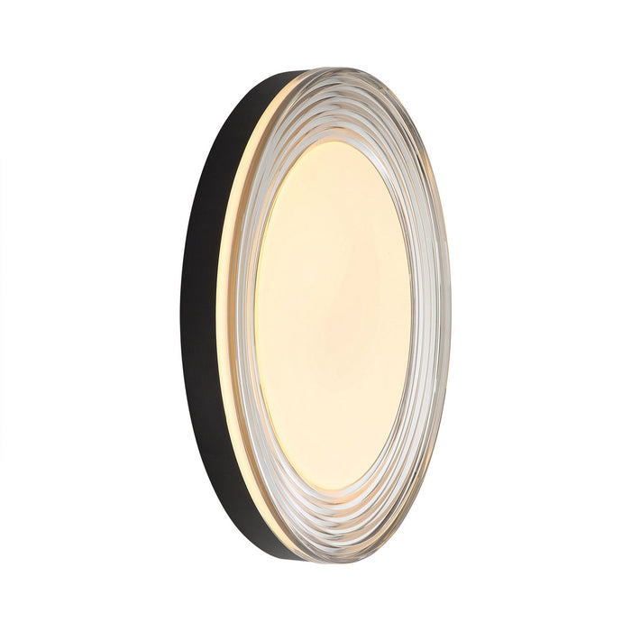 Golden - 9518-20 SNB-SMK - LED Flush Mount - Ondulada - Sand Black