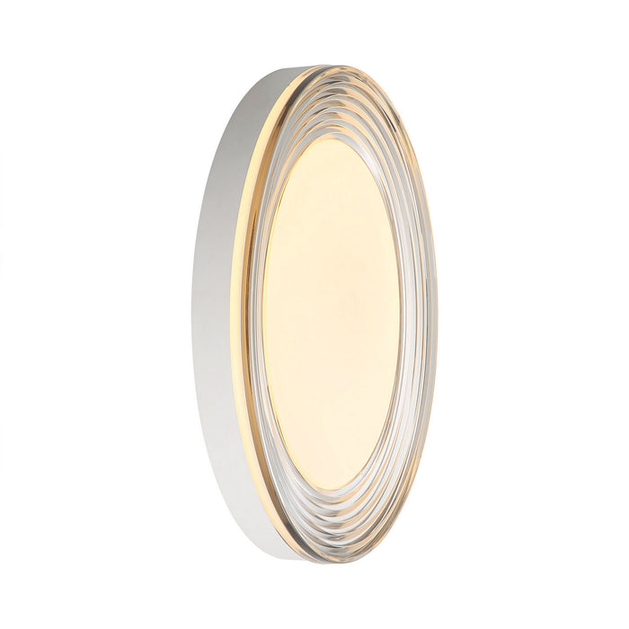 Golden - 9518-20 SNW-SMK - LED Flush Mount - Ondulada - Sand White