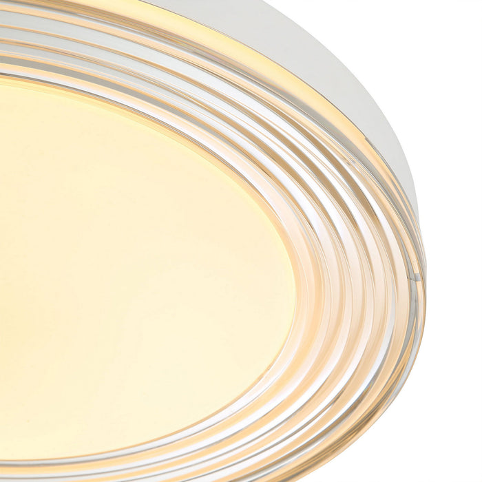 Golden - 9518-20 SNW-SMK - LED Flush Mount - Ondulada - Sand White