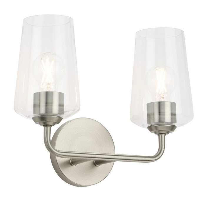 Progress Lighting - P300540-009 - Two Light Bath & Vanity - Celino - Brushed Nickel