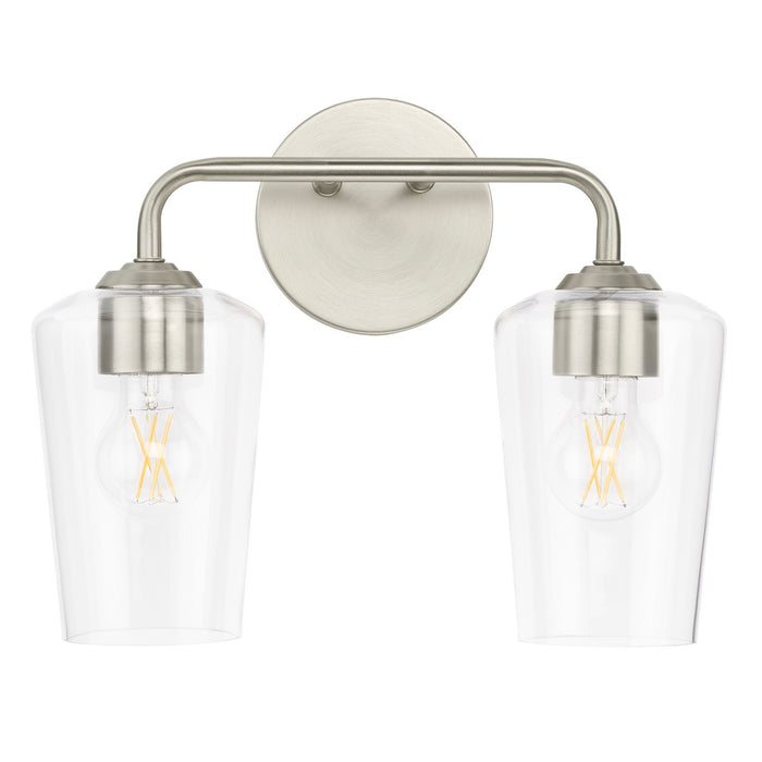 Progress Lighting - P300540-009 - Two Light Bath & Vanity - Celino - Brushed Nickel