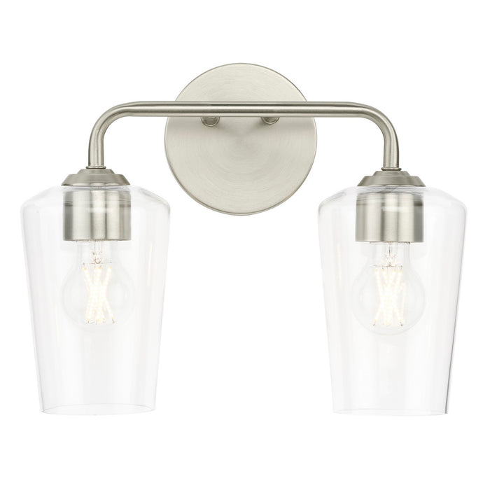 Progress Lighting - P300540-009 - Two Light Bath & Vanity - Celino - Brushed Nickel