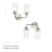 Progress Lighting - P300540-009 - Two Light Bath & Vanity - Celino - Brushed Nickel