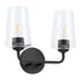 Progress Lighting - P300540-031 - Two Light Bath & Vanity - Celino - Black