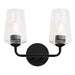 Progress Lighting - P300540-031 - Two Light Bath & Vanity - Celino - Black