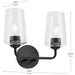 Progress Lighting - P300540-031 - Two Light Bath & Vanity - Celino - Black