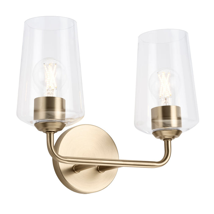 Progress Lighting - P300540-177 - Two Light Bath & Vanity - Celino - Champagne Bronze