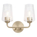 Progress Lighting - P300540-177 - Two Light Bath & Vanity - Celino - Champagne Bronze