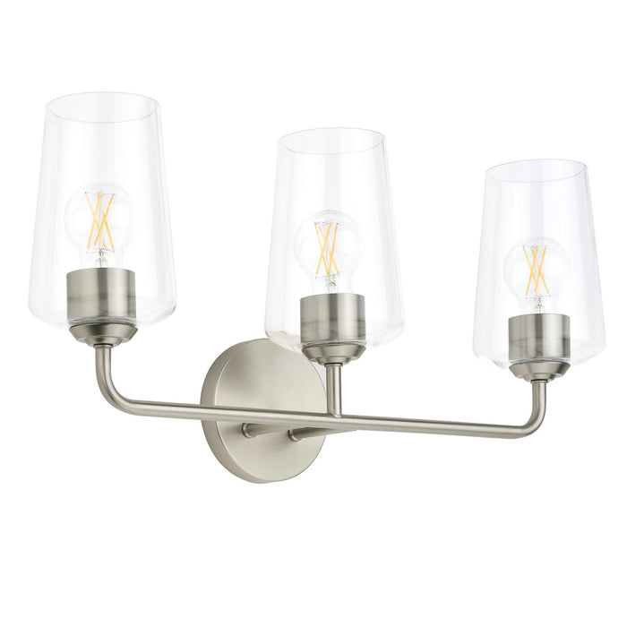 Progress Lighting - P300541-009 - Three Light Bath & Vanity - Celino - Brushed Nickel