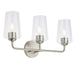 Progress Lighting - P300541-009 - Three Light Bath & Vanity - Celino - Brushed Nickel