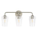 Progress Lighting - P300541-009 - Three Light Bath & Vanity - Celino - Brushed Nickel