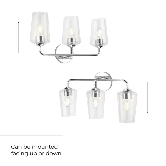 Progress Lighting - P300541-015 - Three Light Bath & Vanity - Celino - Polished Chrome