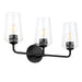 Progress Lighting - P300541-031 - Three Light Bath & Vanity - Celino - Black