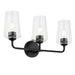 Progress Lighting - P300541-031 - Three Light Bath & Vanity - Celino - Black