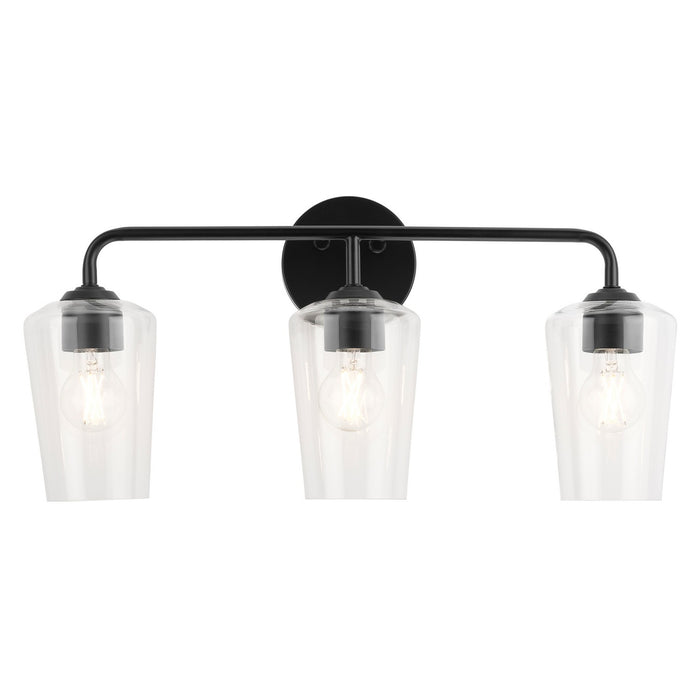 Progress Lighting - P300541-031 - Three Light Bath & Vanity - Celino - Black