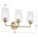 Progress Lighting - P300541-177 - Three Light Bath & Vanity - Celino - Champagne Bronze