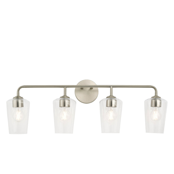 Progress Lighting - P300542-009 - Four Light Bath & Vanity - Celino - Brushed Nickel