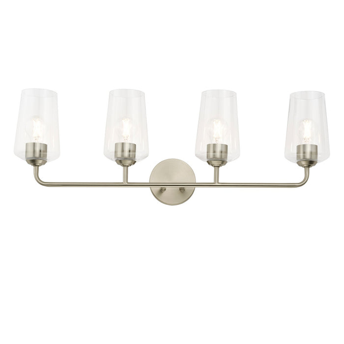 Progress Lighting - P300542-009 - Four Light Bath & Vanity - Celino - Brushed Nickel