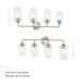Progress Lighting - P300542-009 - Four Light Bath & Vanity - Celino - Brushed Nickel